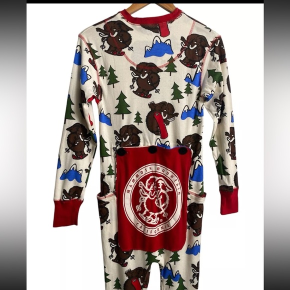 LAZY ONE Women Mammoth Mountain Long John XXS Sleepwear Pajama Flap Butt Cotton - Picture 5 of 7